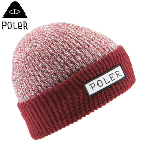 [POLER] 폴러 SPORTSMAN BEANIE BURGUNDY MARL 스포츠맨 비니