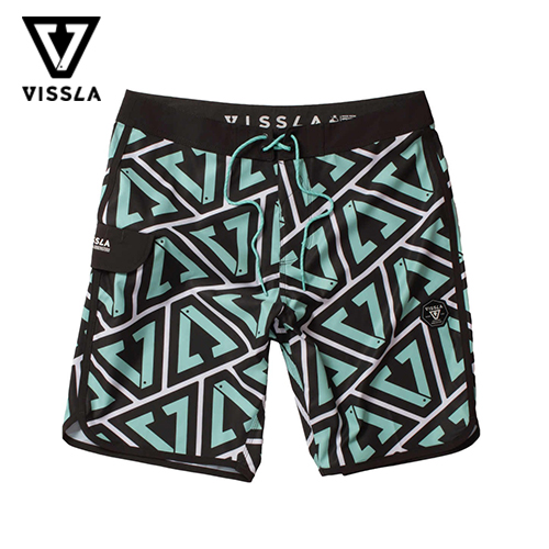 서핑반바지[VISSLA]CALIPHER BOARD SHORTS JADE 비슬라 보드숏