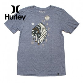 [HURLEY] RESPECTED TRI-BLEND 4FJ (헐리 리스펙티드 그래픽 티셔츠 블루)