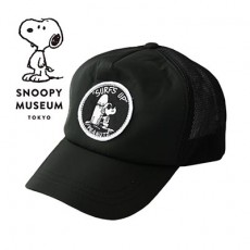 [PEANUTS] PEANUTS SURF CAP BLK (피넛츠 서프업 서프캡 블랙)