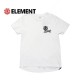 [ELEMENT] AH021-311 WHT  (엘리먼트 로고 반팔티셔츠 화이트)