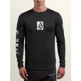 [VOLCOM] 볼컴 래쉬가드 LIDO PIXEL HTHR L/S RASHGUARD (CHARCOAL HEATHER)