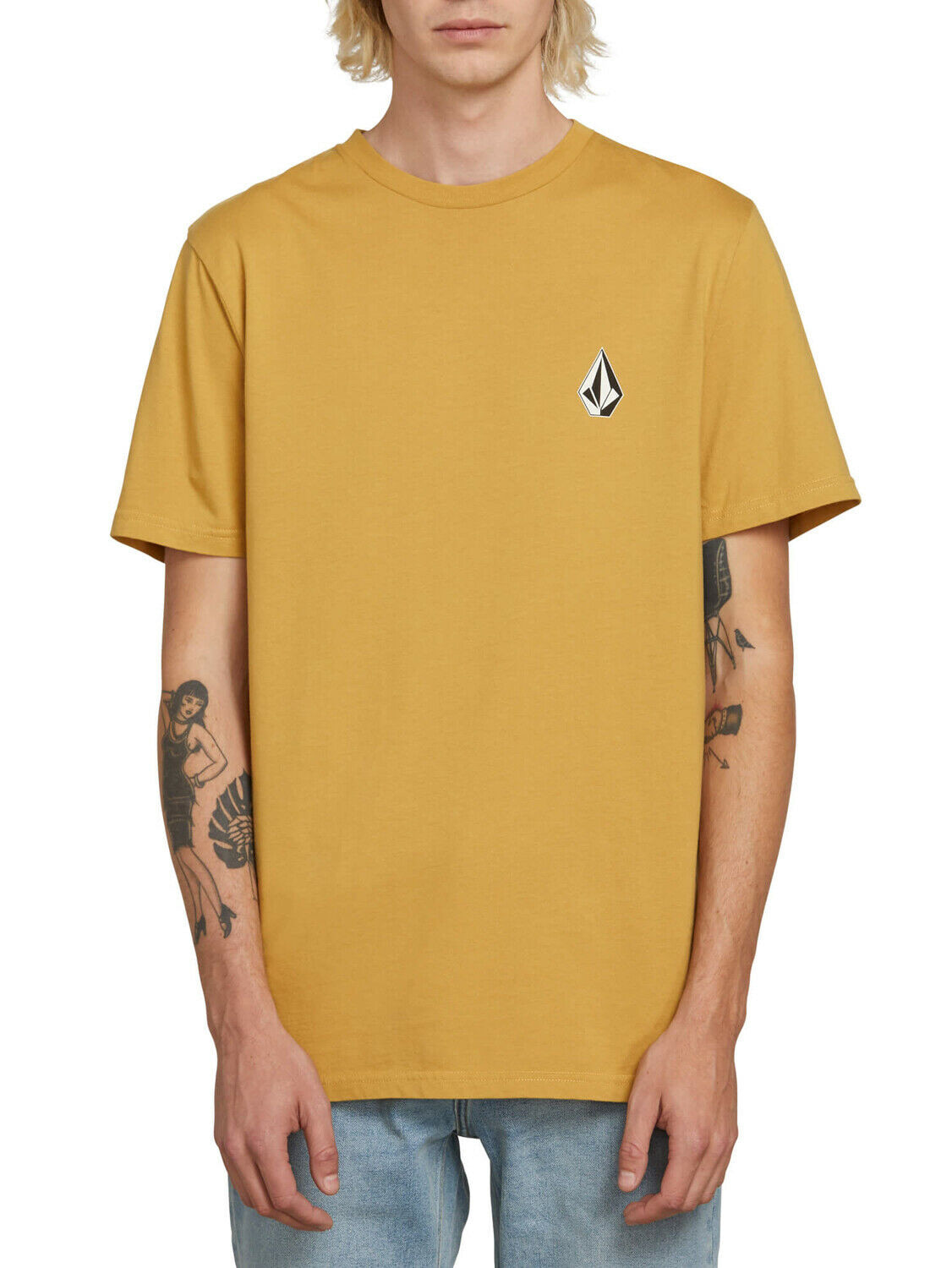 [VOLCOM] 볼컴 반팔티셔츠 DEADLY STONE SS TEE (camel)