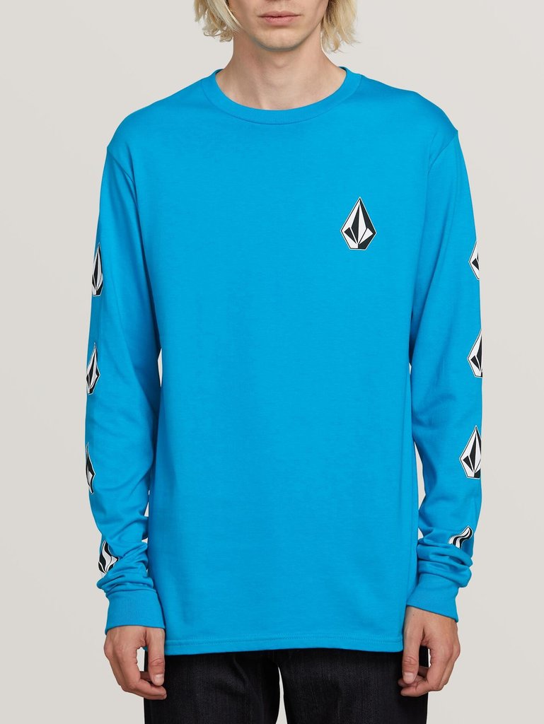 [VOLCOM] 볼컴 긴팔티셔츠 DEADLY STONES LONG SLEEVE TEE (BLACKBRIGHT BLUE)