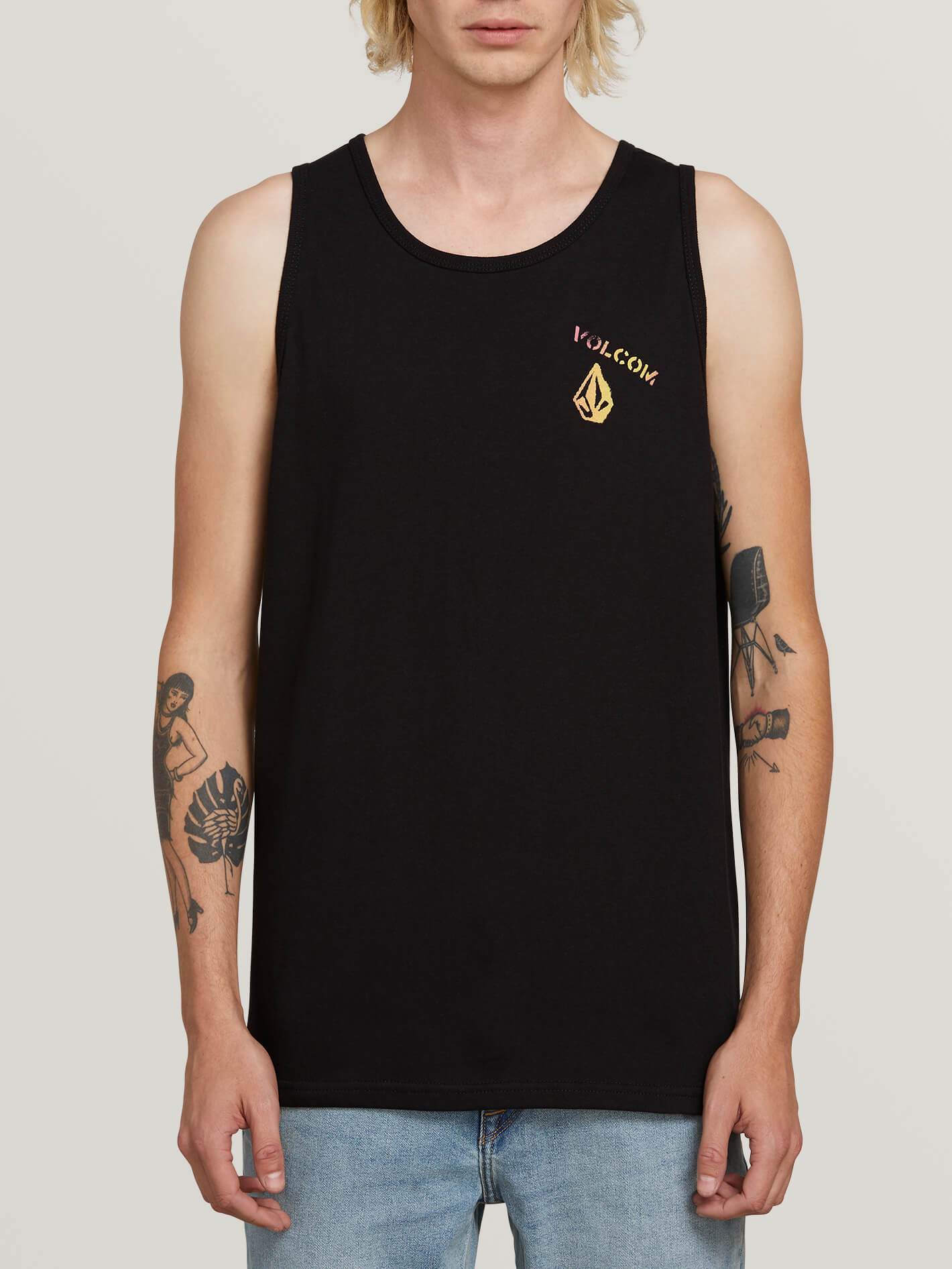 [VOLCOM] 볼컴 탱크탑 PEACE IS PROGRESS TANK (black)