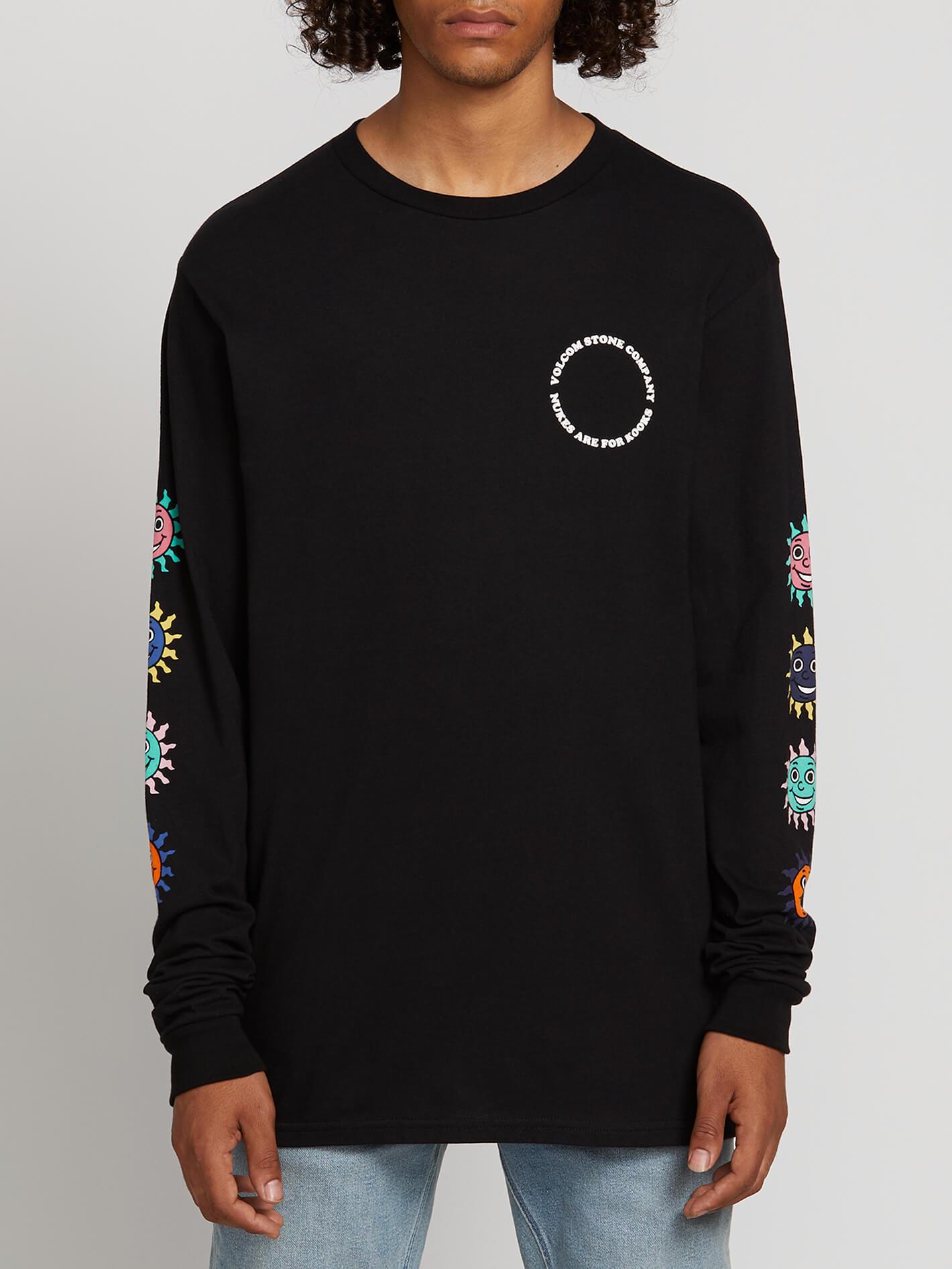 [VOLCOM] 볼컴 긴팔티셔츠 KOOK GANG LONG SLEEVE TEE (BLACK)