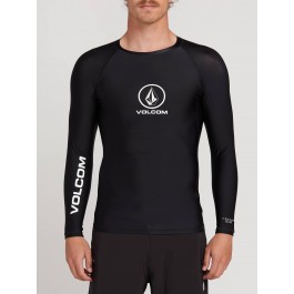 [VOLCOM] 볼컴 래쉬가드 2020 LIDO SOLID LONG SLEEVE RASHGUARD (BLACK)