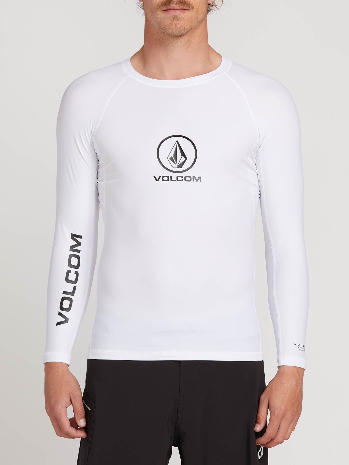 [VOLCOM] 볼컴 래쉬가드 LIDO SOLID LONG SLEEVE RASHGUARD (WHITE)