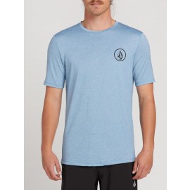 [VOLCOM] 볼컴 래쉬가드 LIDO HEATHER SHORT SLEEVE RASHGUARD (VINTAGE BLUE)