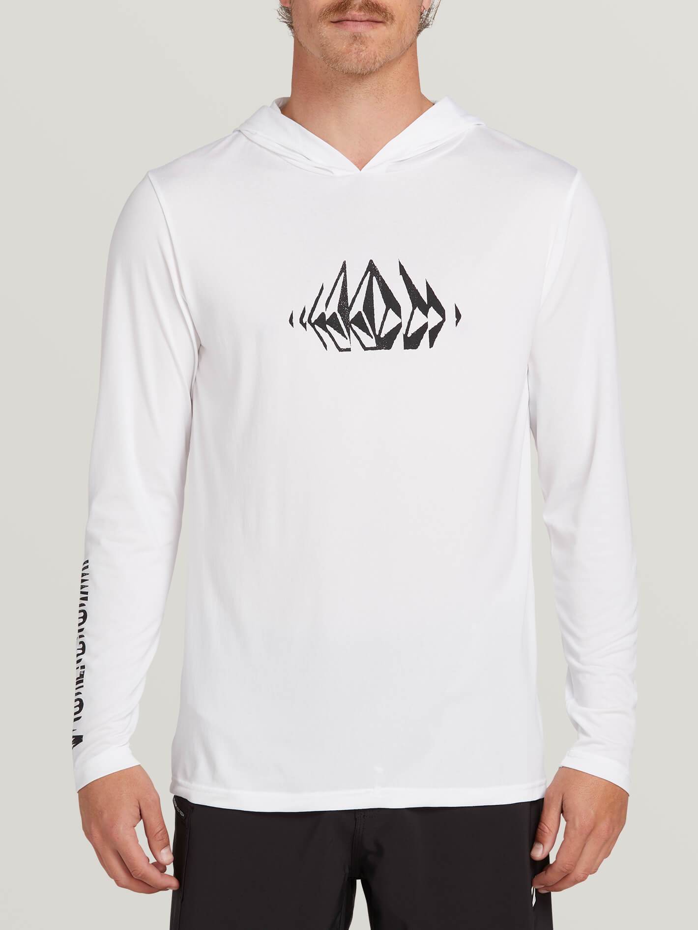 [VOLCOM] 볼컴 래쉬가드 SOUNDER HOODED LONG SLEEVE RASHGUARD (WHITE)