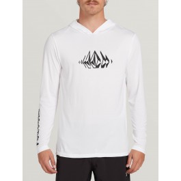 [VOLCOM] 볼컴 래쉬가드 SOUNDER HOODED LONG SLEEVE RASHGUARD (WHITE)