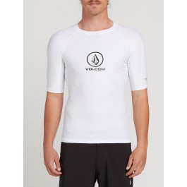 [VOLCOM] 볼컴 래쉬가드 LIDO SOLID SHORT SLEEVE RASHGUARD (WHITE)