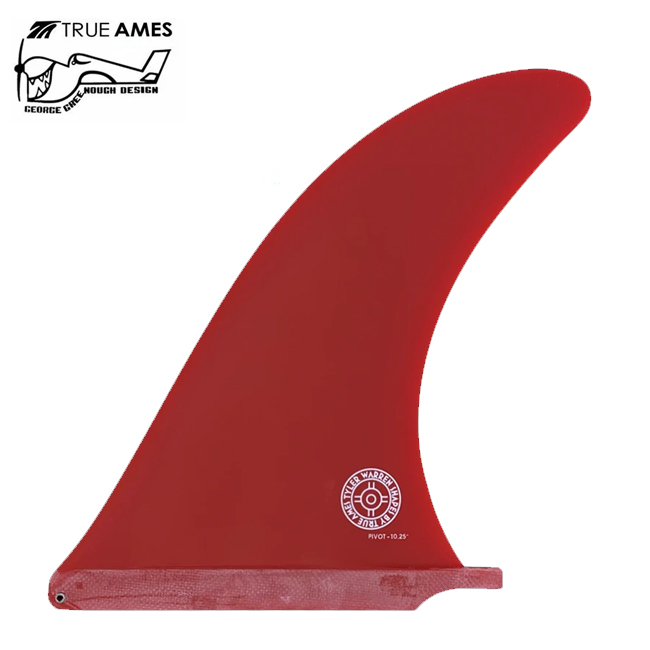 서핑롱보드핀 TRUE AMES 10.25 TYLER WARREN PIVOT - SOLID RED