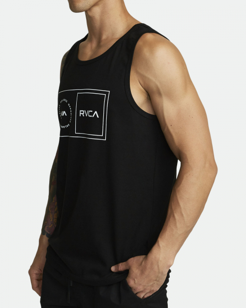 [RVCA] SPORT BALANCE BOX TANK BLK 루카 밸런스 박스 탱크탑 블랙