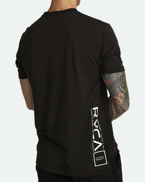 [RVCA] LANE SS BLK 루카 레인 티셔츠 블랙