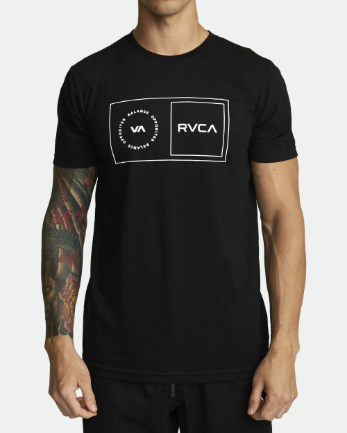 [RVCA] SPORT BALANCE BOX SS BLK 스포츠 밸런스 박스 티셔츠 블랙