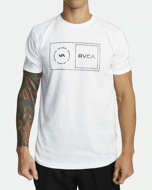 [RVCA] SPORT BALANCE BOX SS WHT 스포츠 밸런스 박스 티셔츠 화이트