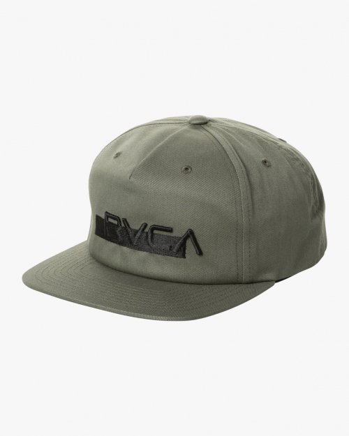 [RVCA] OVERLAY SNAPBACK OLV 루카 오버레이 스냅백 올리브