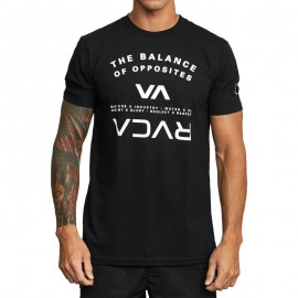 [RVCA] VA SPORT BALANCE ARC BLK 루카 반팔 래쉬가드 겸용 티셔츠