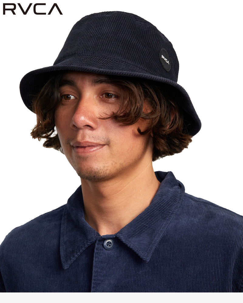 RVCA - CHUNKY CORD BUCKET 루카 버킷햇 NAVY