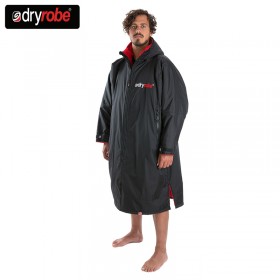 서핑방수방풍자켓 [DRY ROBE] 드라이로브 남녀공용 BLACK/RED