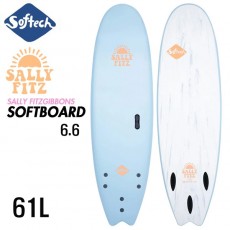 서핑보드 소프트보드 6.6 (SOFTECH) HANDSHAPED SALLY FITZGIBBONS (핀포함)