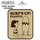 서핑 스티커 SNOOPY SURFBOARD STICKER 스누피 스티커 - BROWN