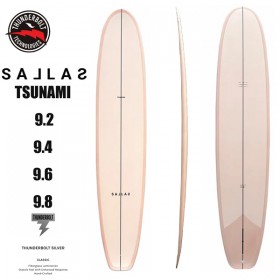(예약)서핑롱보드 [KAI SALLAS] TSUNAMI TAUPE 카이살라스 싱글핀 츠나미 THUNDERBOLT