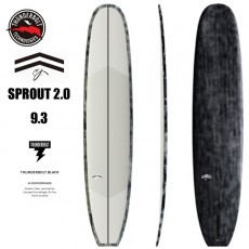 서핑롱보드 [CJ NELSON] 9.3 SPROUT 2.0 WHT / BRUSHED CARBON 씨제이 넬슨 THUNDERBOLT (3월말 입고 예정)