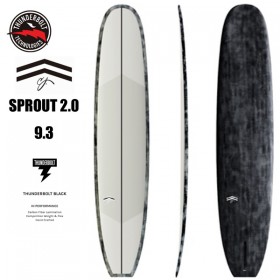 서핑롱보드 [CJ NELSON] 9.3 SPROUT 2.0 WHT / BRUSHED CARBON 씨제이 넬슨 THUNDERBOLT (3월말 입고 예정)