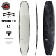서핑롱보드 [CJ NELSON] 9.3 SPROUT 2.0 WHT / BRUSHED CARBON 씨제이 넬슨 THUNDERBOLT (3월말 입고 예정)