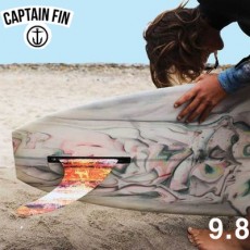 서핑롱보드핀 캡틴핀 9.8 [CAPTAIN FIN] KASSIA MEADOR TIE DYE RED