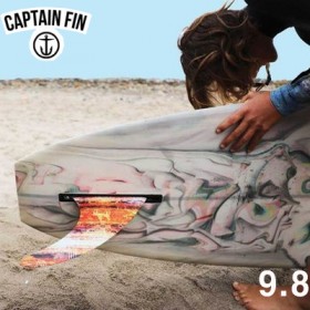 서핑롱보드핀 캡틴핀 9.8 [CAPTAIN FIN] KASSIA MEADOR TIE DYE RED