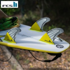 서핑보드핀 M [FCS2] CARVER PC CARBON TRI SET