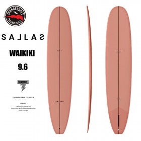 (6월입고)서핑롱보드 [KAI SALLAS] WAIKIKI 9.6 CORAL 카이살라스 싱글핀 와이키키THUNDERBOLT 