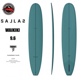 (6월입고)서핑롱보드 [KAI SALLAS] WAIKIKI 9.6 CORAL 카이살라스 싱글핀 와이키키THUNDERBOLT 