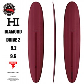 (예약) 서핑보드 롱보드 [HARLEY INGLEBY] DIAMOND DRIVE 2 할리 잉글비 MAROON THUNDERBOLT