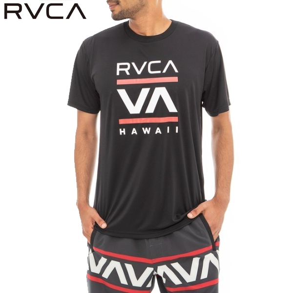 루카래쉬반팔티셔츠 [RVCA] ISLAND HAWAII 래쉬가드겸용티셔츠
