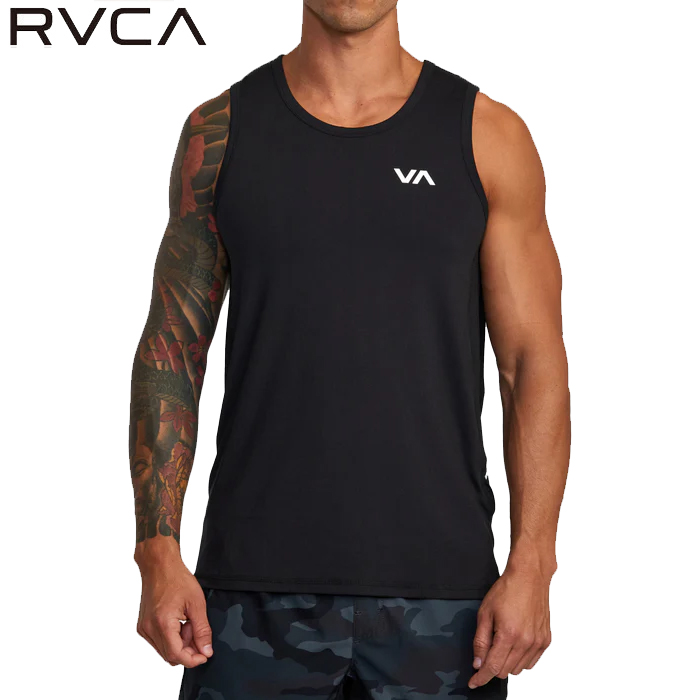 루카탱크탑 [RVCA] SPORT VENT TANK TOP 래쉬가드소재의 기능성 탱크탑