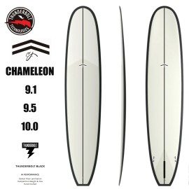 (프리오더)서핑롱보드 [CJ NELSON] CHAMELEON WHITE CARBON RAIL 씨제이넬슨 THUNDERBOLT