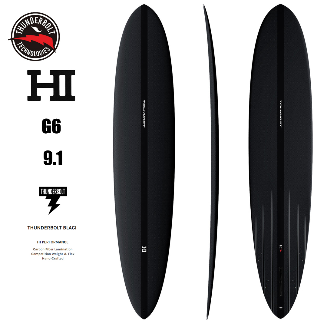 (프리오더)서핑롱보드 [HARLEY INGLEBY] G6 9.1 FULL CARBON 할리잉글비 THUNDERBOLT