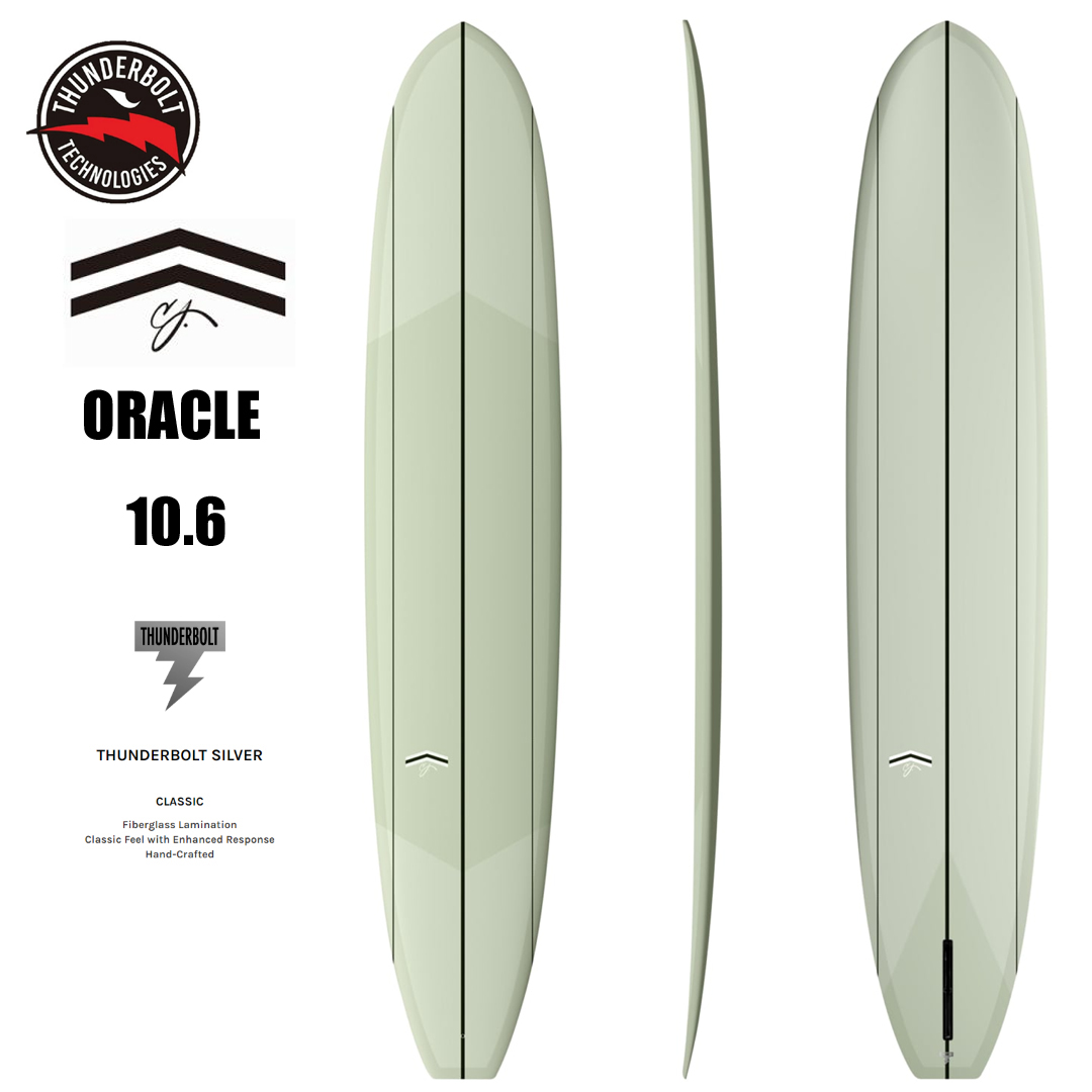 (프리오더)서핑롱보드 [CJ NELSON] ORACLE 10.6 VOLAN 씨제이넬슨 THUNDERBOLT
