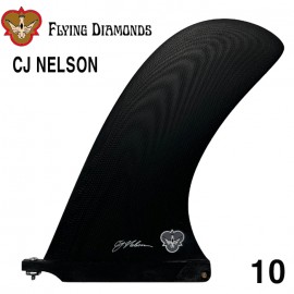 서핑롱보드핀 씨제이넬슨 10.0 [FLYING DIAMONDS] CJ NELSON CALI PIVOT BLACK